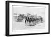 Camel Team, Wilcannia, New South Wales, Australia, 1886-null-Framed Giclee Print