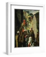 Camel Train, from Adoration of the Magi (Detail)-Andrea Mantegna-Framed Giclee Print