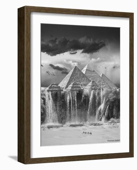 Camel Wash Station-Thomas Barbey-Framed Giclee Print