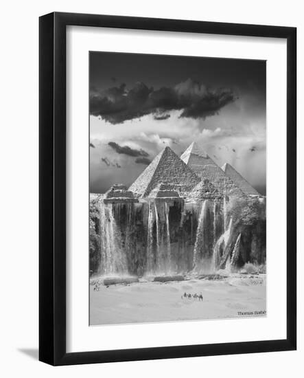 Camel Wash Station-Thomas Barbey-Framed Giclee Print