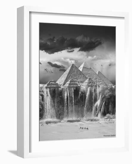 Camel Wash Station-Thomas Barbey-Framed Giclee Print