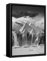 Camel Wash Station-Thomas Barbey-Framed Stretched Canvas