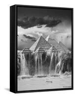 Camel Wash Station-Thomas Barbey-Framed Stretched Canvas