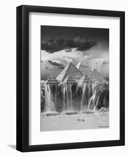 Camel Wash Station-Thomas Barbey-Framed Premium Giclee Print