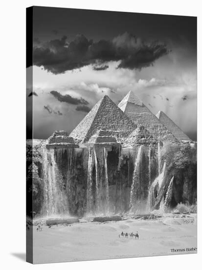 Camel Wash Station-Thomas Barbey-Stretched Canvas