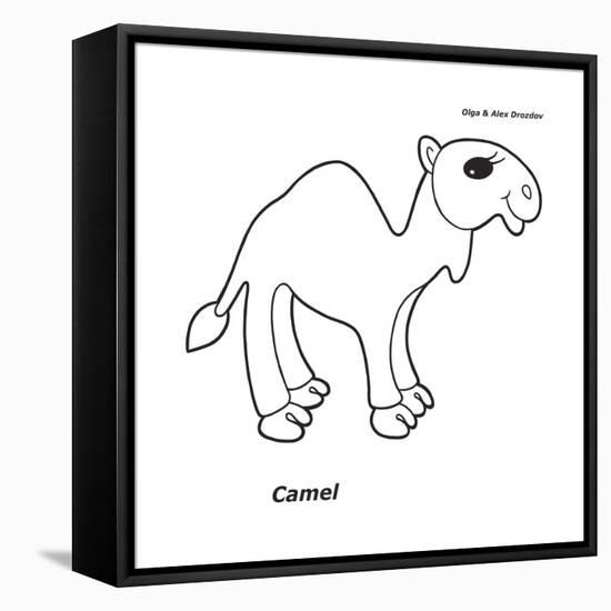 Camel-Olga And Alexey Drozdov-Framed Stretched Canvas