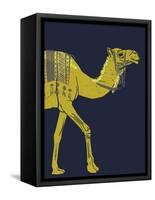 Camel-null-Framed Stretched Canvas