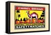 Camel-null-Framed Stretched Canvas