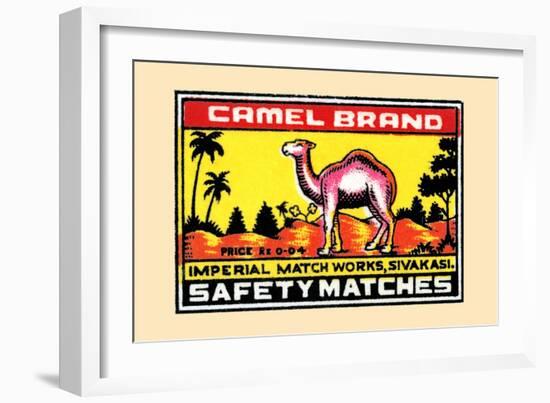 Camel-null-Framed Art Print