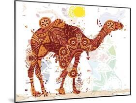 Camel-Teofilo Olivieri-Mounted Giclee Print