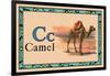 Camel-null-Framed Art Print