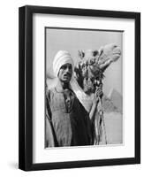 Cameldriver Near the Pyramids, Egypt, 1937-Martin Hurlimann-Framed Giclee Print