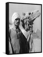 Cameldriver Near the Pyramids, Egypt, 1937-Martin Hurlimann-Framed Stretched Canvas