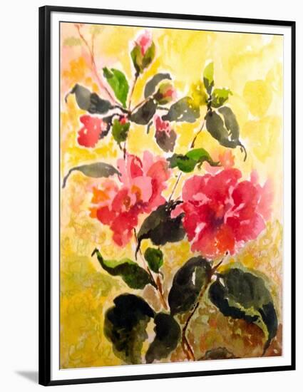 Camelias-Mary Smith-Framed Premium Giclee Print