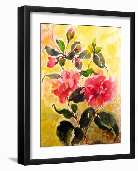 Camelias-Mary Smith-Framed Giclee Print