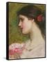 Camellias, C.1880-John William Waterhouse-Framed Stretched Canvas