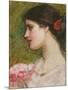 Camellias, C.1880-John William Waterhouse-Mounted Giclee Print