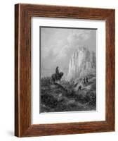 Camelot, Illustration from 'Idylls of the King' by Alfred Tennyson (Litho)-Gustave Doré-Framed Giclee Print