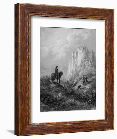 Camelot, Illustration from 'Idylls of the King' by Alfred Tennyson (Litho)-Gustave Doré-Framed Giclee Print