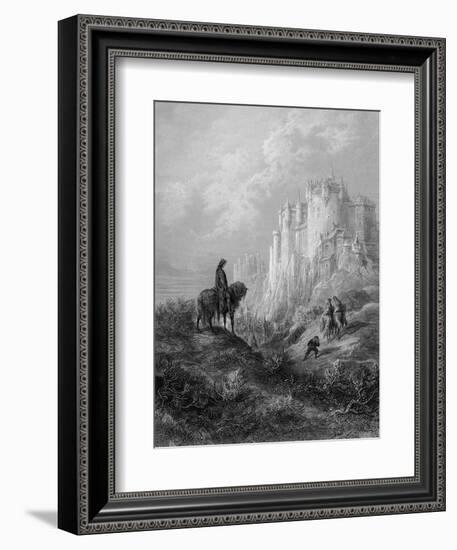 Camelot, Illustration from 'Idylls of the King' by Alfred Tennyson (Litho)-Gustave Doré-Framed Giclee Print