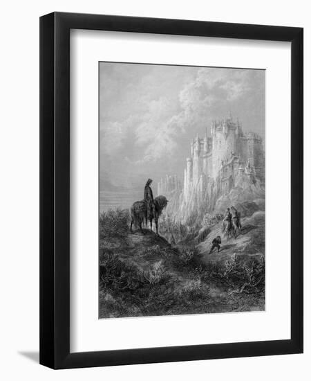 Camelot, Illustration from 'Idylls of the King' by Alfred Tennyson (Litho)-Gustave Doré-Framed Premium Giclee Print