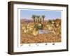 Camels At The Oasis-Francois Ruyer-Framed Giclee Print