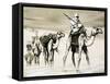 Camels Crossing the Desert-Mcbride-Framed Stretched Canvas