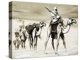 Camels Crossing the Desert-Mcbride-Stretched Canvas