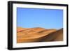 Camels in Desert Landscape, Merzouga, Morocco, North Africa, Africa-Neil-Framed Photographic Print