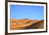 Camels in Desert Landscape, Merzouga, Morocco, North Africa, Africa-Neil-Framed Photographic Print