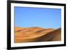 Camels in Desert Landscape, Merzouga, Morocco, North Africa, Africa-Neil-Framed Photographic Print