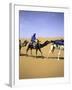 Camels in Desert, Morocco-Michael Brown-Framed Photographic Print
