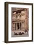 Camels in Front of the Treasury, Petra, Jordan, Middle East-Richard Maschmeyer-Framed Photographic Print