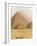 Camels Pass in Front of the Pyramids at Giza, Egypt-Julian Love-Framed Photographic Print