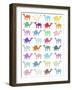 Camels Pattern-Miguel Balbás-Framed Giclee Print