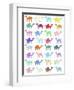 Camels Pattern-Miguel Balbás-Framed Giclee Print