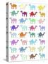Camels Pattern-Miguel Balbás-Stretched Canvas