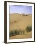 Camels Walking in Desert, Morocco-Michael Brown-Framed Premium Photographic Print