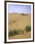 Camels Walking in Desert, Morocco-Michael Brown-Framed Premium Photographic Print