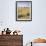 Camels Walking in Desert, Morocco-Michael Brown-Framed Premium Photographic Print displayed on a wall