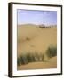 Camels Walking in Desert, Morocco-Michael Brown-Framed Photographic Print