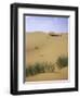 Camels Walking in Desert, Morocco-Michael Brown-Framed Photographic Print