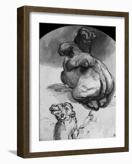 Camels-Rembrandt van Rijn-Framed Giclee Print