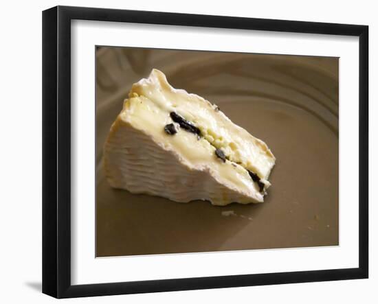 Camembert Cheese Stuffed with Truffles at La Truffe De Ventoux Truffle Farm, Vaucluse, Rhone-Per Karlsson-Framed Photographic Print
