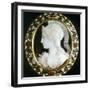 Cameo of Minerva, Roman Goddess of Wisdom-null-Framed Photographic Print