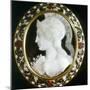 Cameo of Minerva, Roman Goddess of Wisdom-null-Mounted Photographic Print