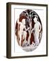 Cameo of Poseidon and Athena Competing for Dominion over Attica, 1st Century BC-null-Framed Giclee Print