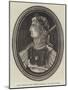 Cameo Portrait of the Emperor Claudius at the British Museum-null-Mounted Giclee Print