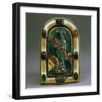 Cameo with Blessing Christ, Byzantine, 11th Century-null-Framed Photographic Print