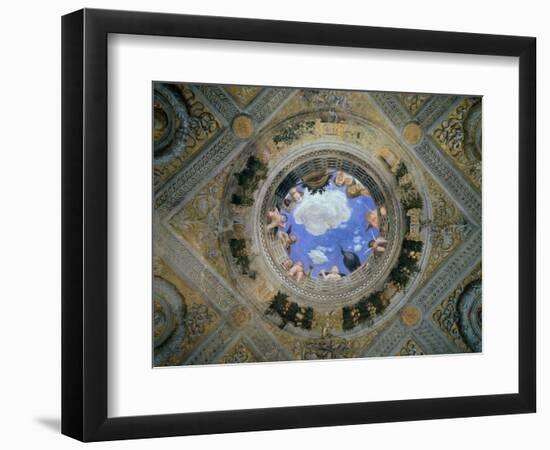 Camera Degli Sposi: Ceiling Oculus-Andrea Mantegna-Framed Giclee Print